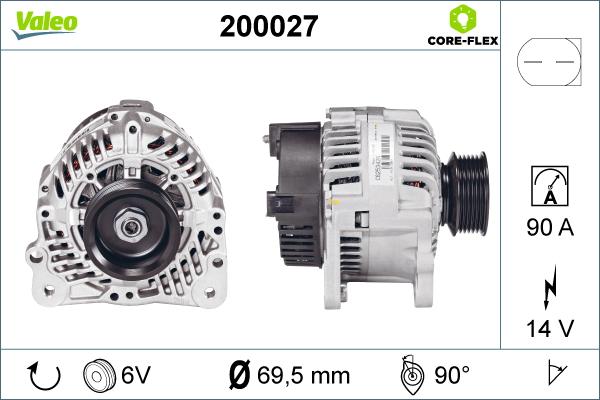 Valeo 200027 - Alternatore autozon.pro