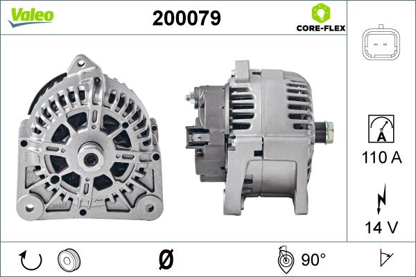 Valeo 200079 - Alternatore autozon.pro