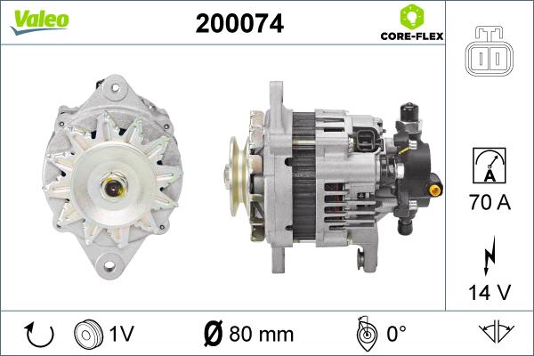 Valeo 200074 - Alternatore autozon.pro