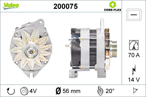 Valeo 200075 - Alternatore autozon.pro