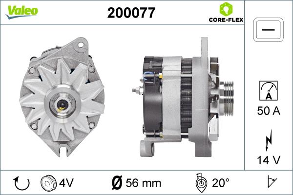 Valeo 200077 - Alternatore autozon.pro