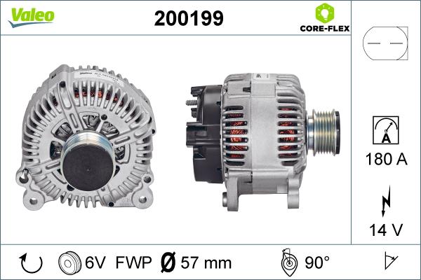 Valeo 200199 - Alternatore autozon.pro