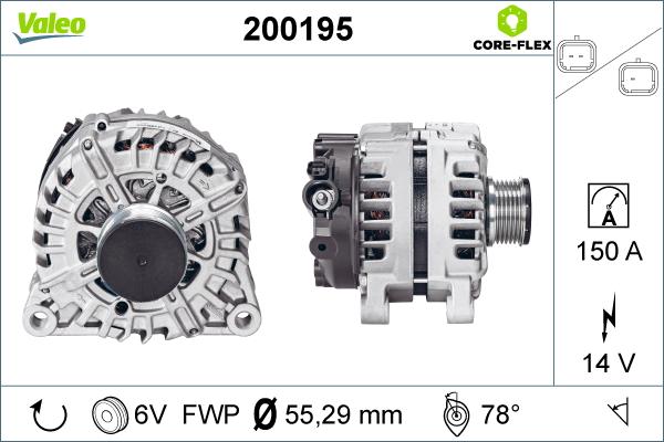 Valeo 200195 - Alternatore autozon.pro