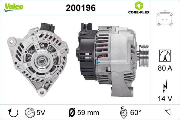 Valeo 200196 - Alternatore autozon.pro