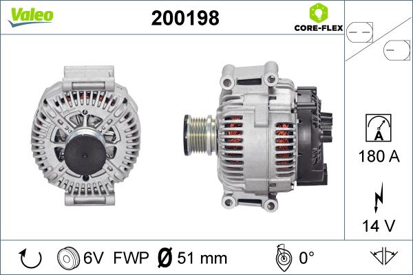 Valeo 200198 - Alternatore autozon.pro