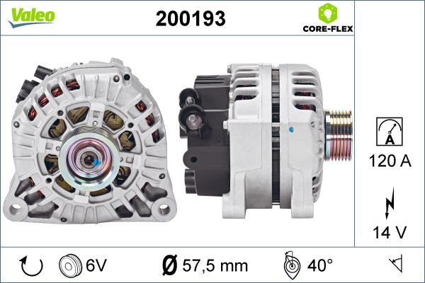 Valeo 200193 - Alternatore autozon.pro