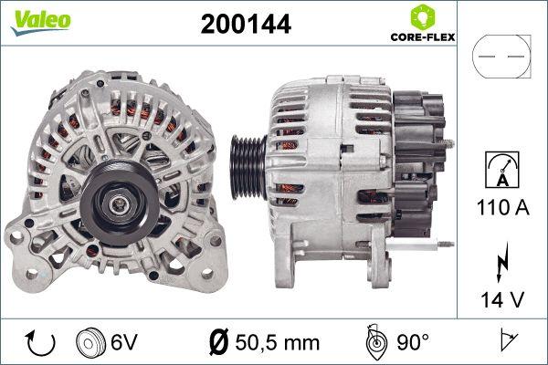 Valeo 200144 - Alternatore autozon.pro