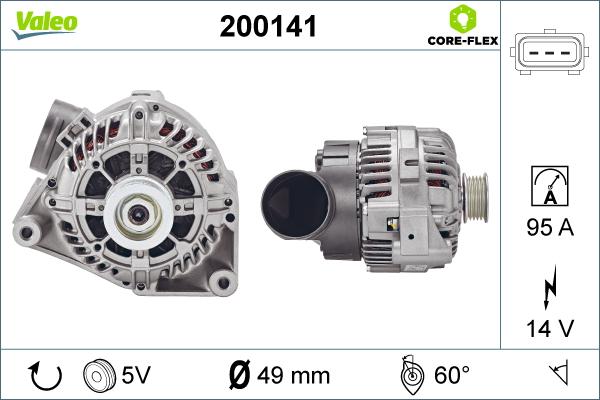 Valeo 200141 - Alternatore autozon.pro