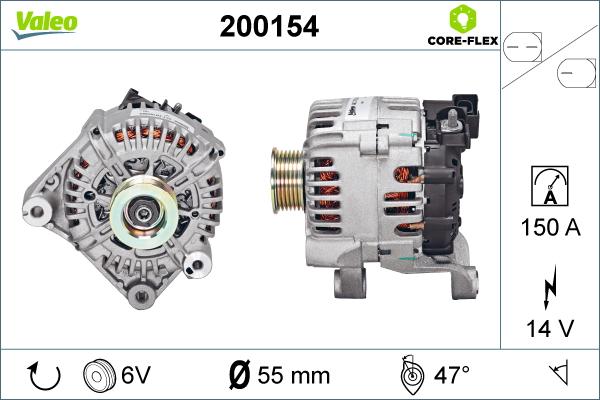 Valeo 200154 - Alternatore autozon.pro