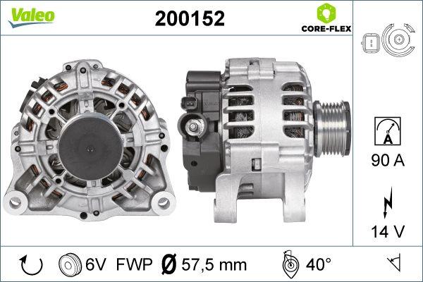 Valeo 200152 - Alternatore autozon.pro