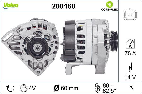 Valeo 200160 - Alternatore autozon.pro