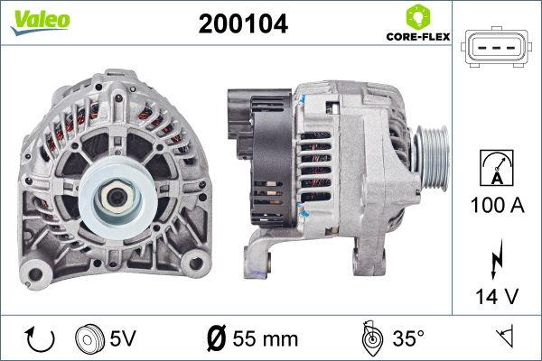 Valeo 200104 - Alternatore autozon.pro