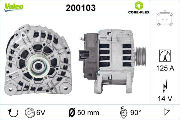 Valeo 200103 - Alternatore autozon.pro