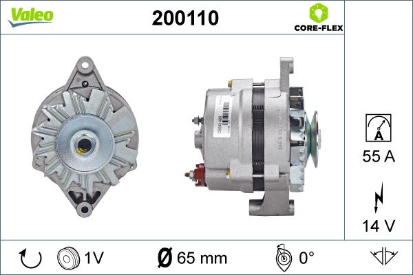 Valeo 200110 - Alternatore autozon.pro