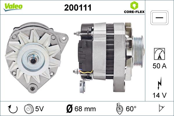 Valeo 200111 - Alternatore autozon.pro