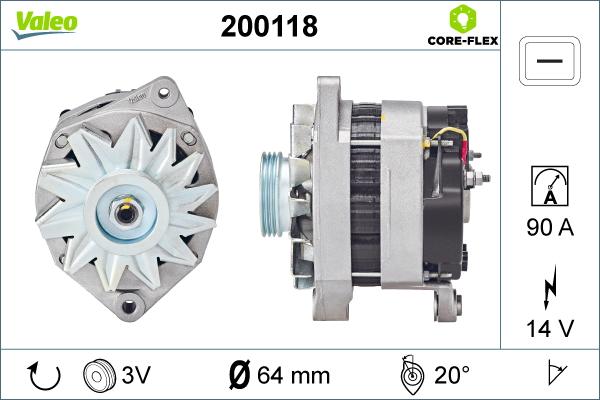 Valeo 200118 - Alternatore autozon.pro