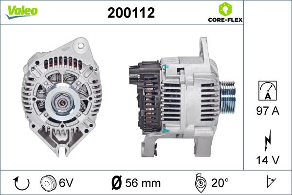 Valeo 200112 - Alternatore autozon.pro