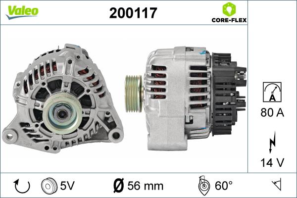 Valeo 200117 - Alternatore autozon.pro