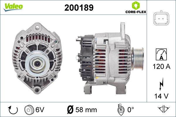 Valeo 200189 - Alternatore autozon.pro