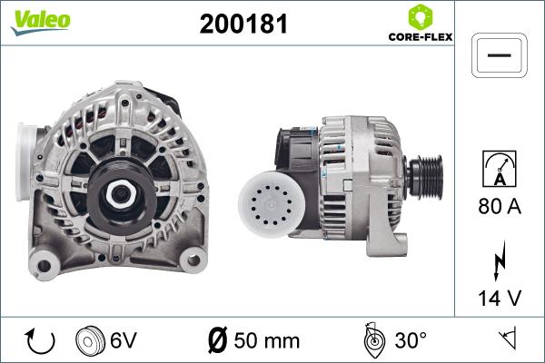 Valeo 200181 - Alternatore autozon.pro