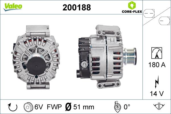 Valeo 200188 - Alternatore autozon.pro