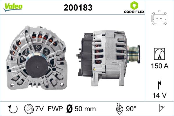 Valeo 200183 - Alternatore autozon.pro