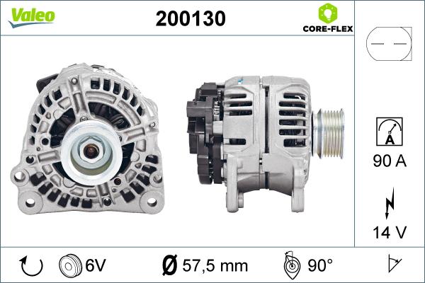 Valeo 200130 - Alternatore autozon.pro