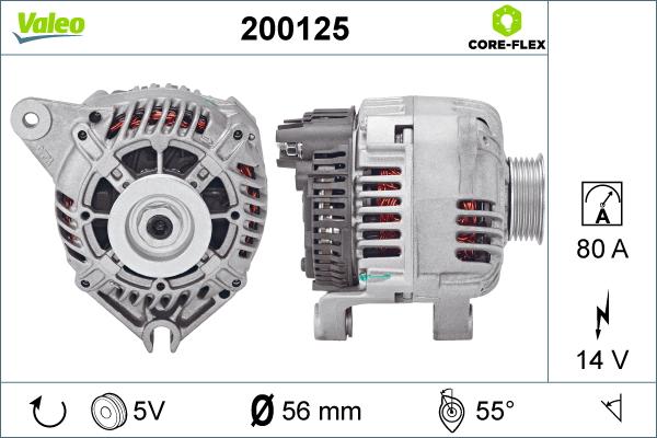 Valeo 200125 - Alternatore autozon.pro