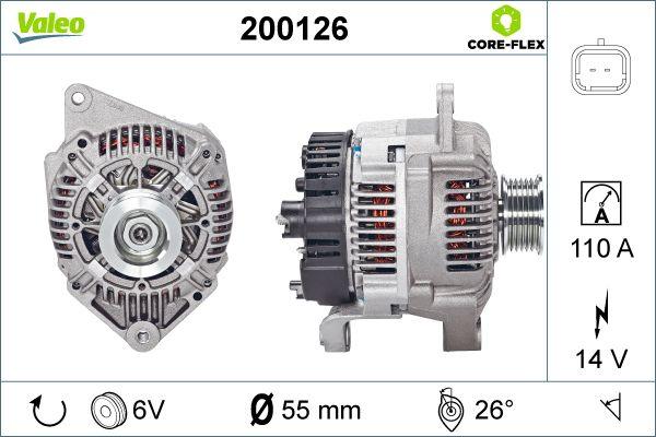 Valeo 200126 - Alternatore autozon.pro