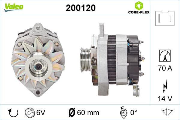 Valeo 200120 - Alternatore autozon.pro