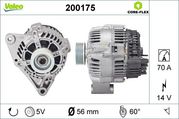 Valeo 200175 - Alternatore autozon.pro