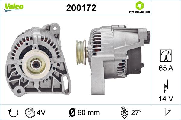 Valeo 200172 - Alternatore autozon.pro