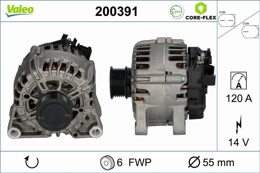 Valeo 200391 - Alternatore autozon.pro