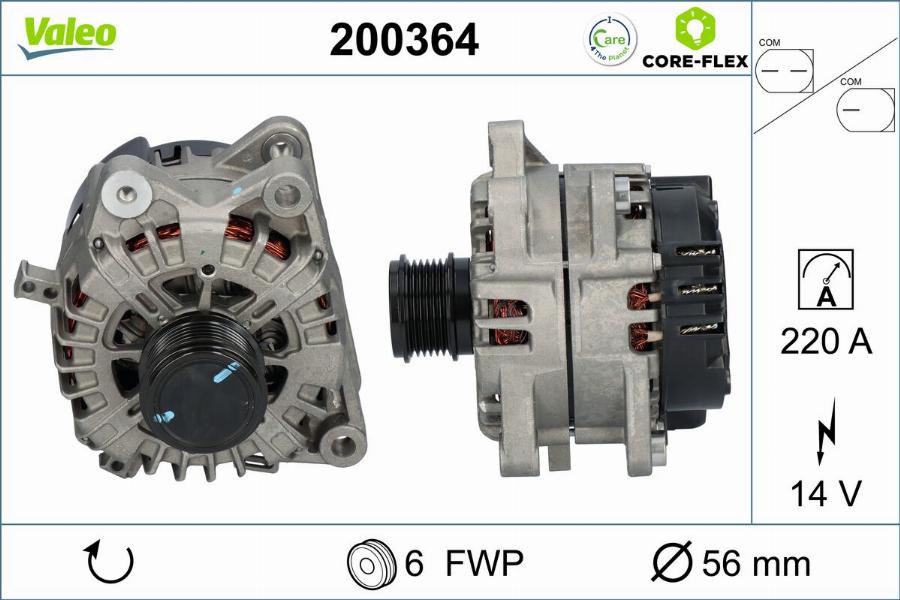 Valeo 200364 - Alternatore autozon.pro