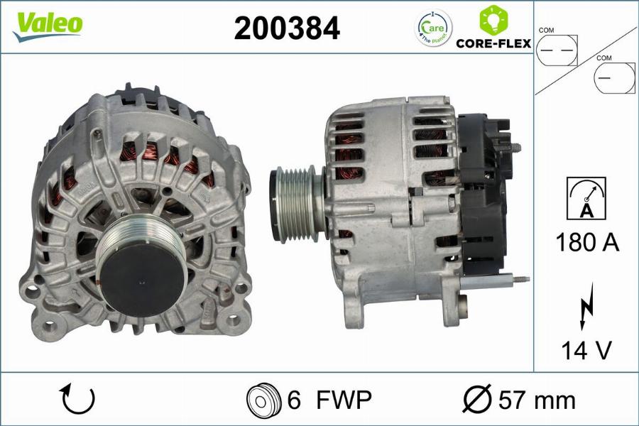 Valeo 200384 - Alternatore autozon.pro