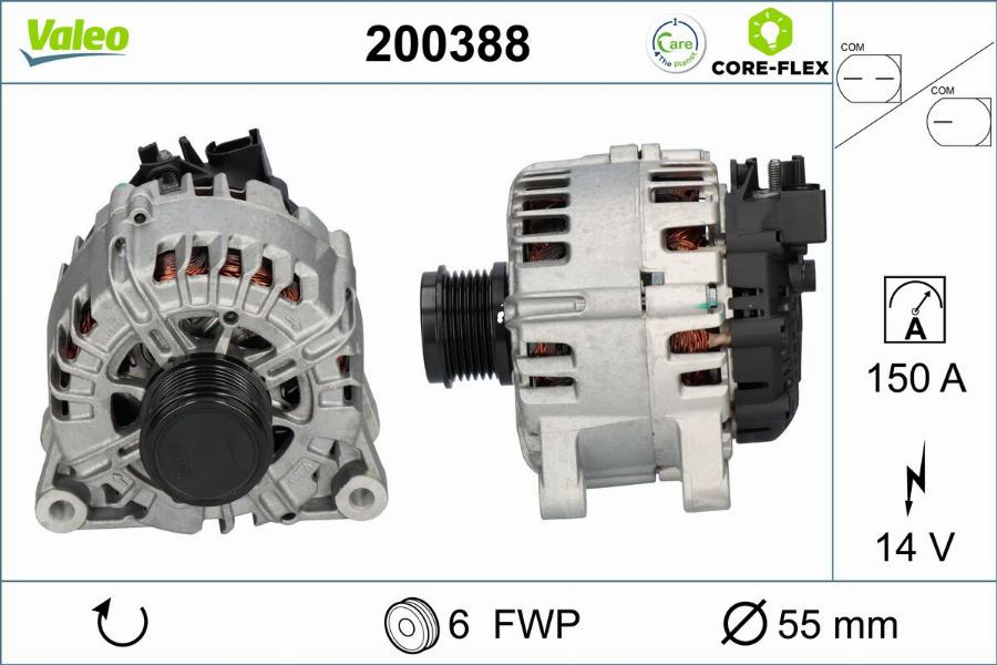 Valeo 200388 - Alternatore autozon.pro