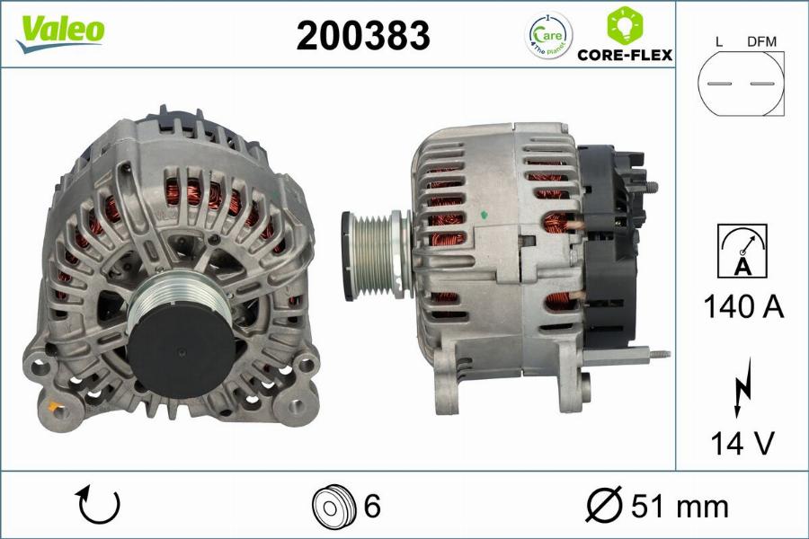 Valeo 200383 - Alternatore autozon.pro