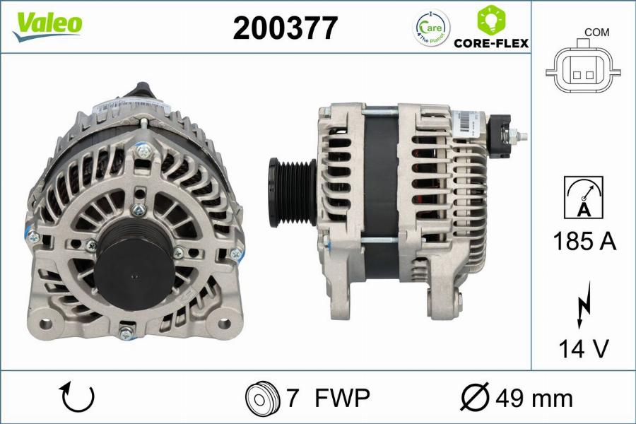 Valeo 200377 - Alternatore autozon.pro