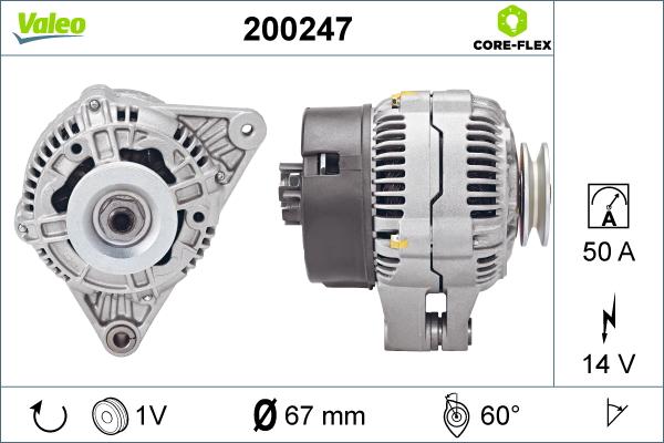 Valeo 200247 - Alternatore autozon.pro