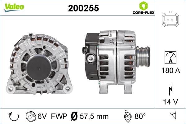 Valeo 200255 - Alternatore autozon.pro