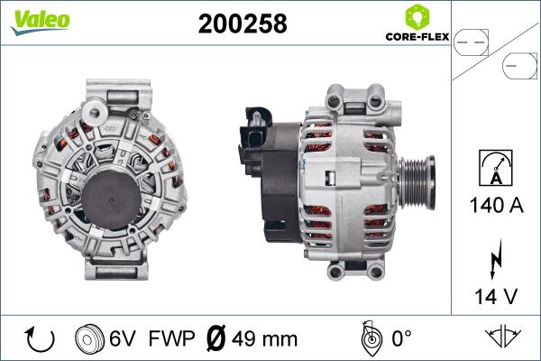 Valeo 200258 - Alternatore autozon.pro