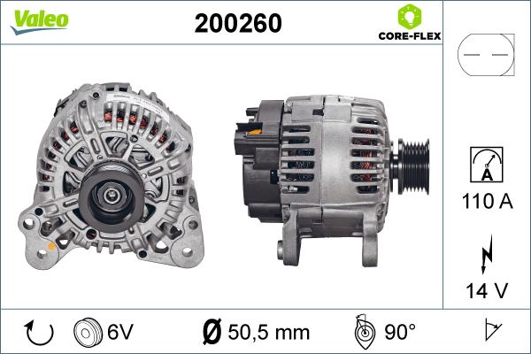 Valeo 200260 - Alternatore autozon.pro