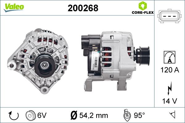 Valeo 200268 - Alternatore autozon.pro