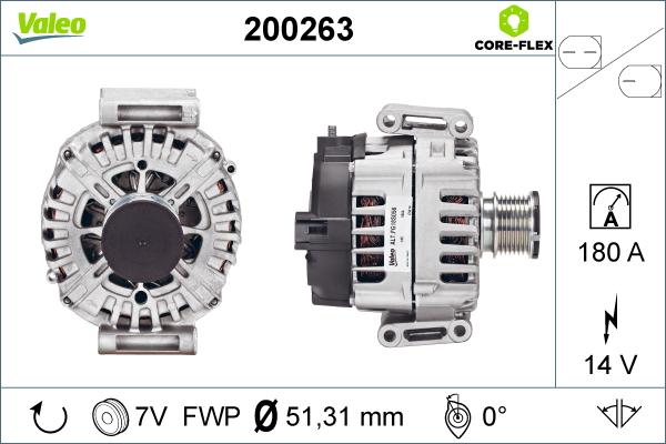 Valeo 200263 - Alternatore autozon.pro