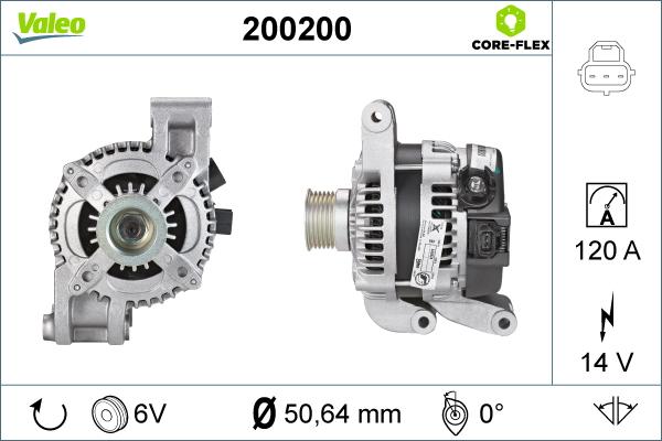 Valeo 200200 - Alternatore autozon.pro