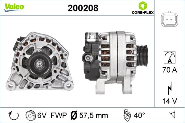 Valeo 200208 - Alternatore autozon.pro