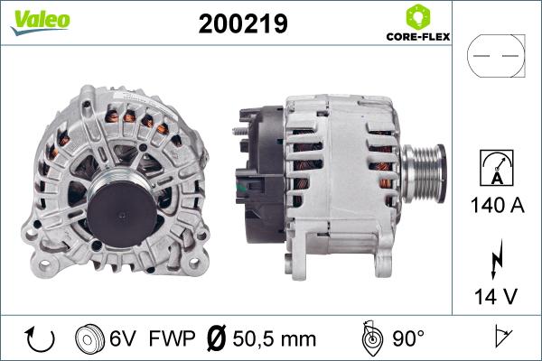 Valeo 200219 - Alternatore autozon.pro