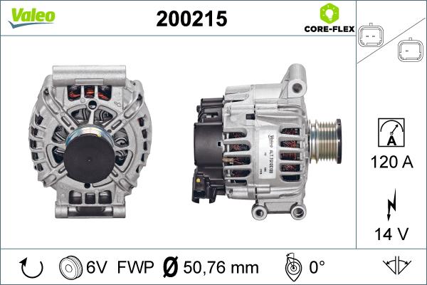 Valeo 200215 - Alternatore autozon.pro