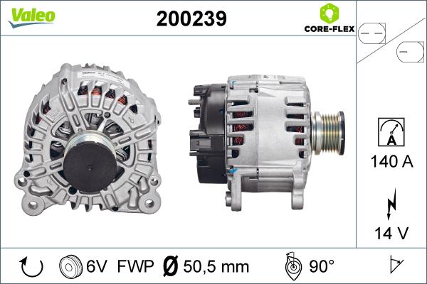 Valeo 200239 - Alternatore autozon.pro