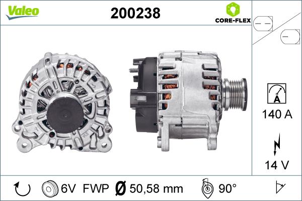 Valeo 200238 - Alternatore autozon.pro